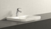 Смеситель Grohe Eurosmart new для умывальника без д/к гибкая подводка, удлин. корпус